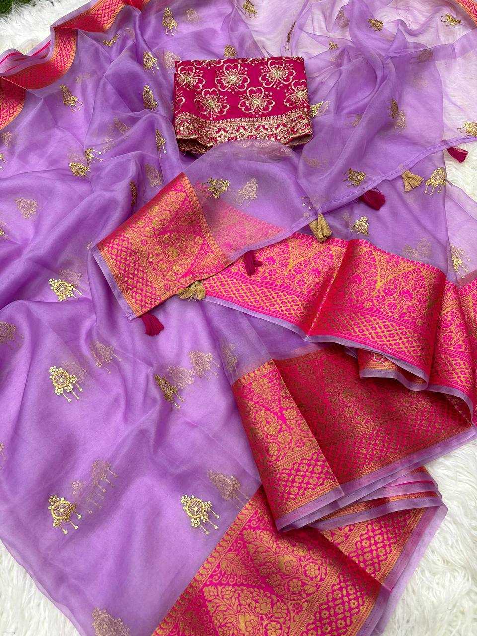 Ynf Organza RIN124 Rani jhumka Sarees Wedding Collections Festive Collections Wholesale Organza Sarees Jacquard Saree Kanchipuram Sarees Manufacturer