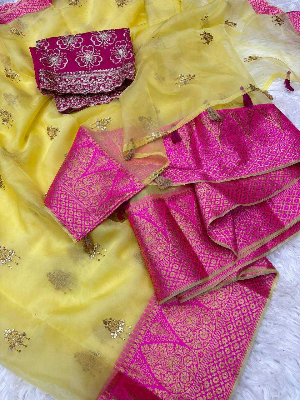 Ynf Organza RIN124 Rani jhumka Sarees Wedding Collections Festive Collections Wholesale Organza Sarees Jacquard Saree Kanchipuram Sarees Manufacturer