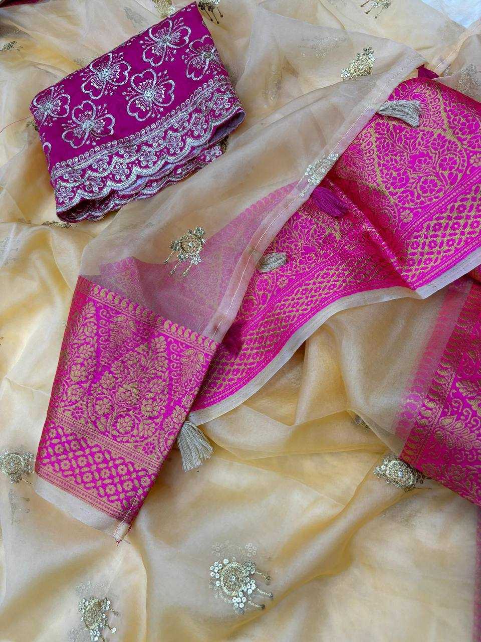 Ynf Organza RIN124 Rani jhumka Sarees Wedding Collections Festive Collections Wholesale Organza Sarees Jacquard Saree Kanchipuram Sarees Manufacturer