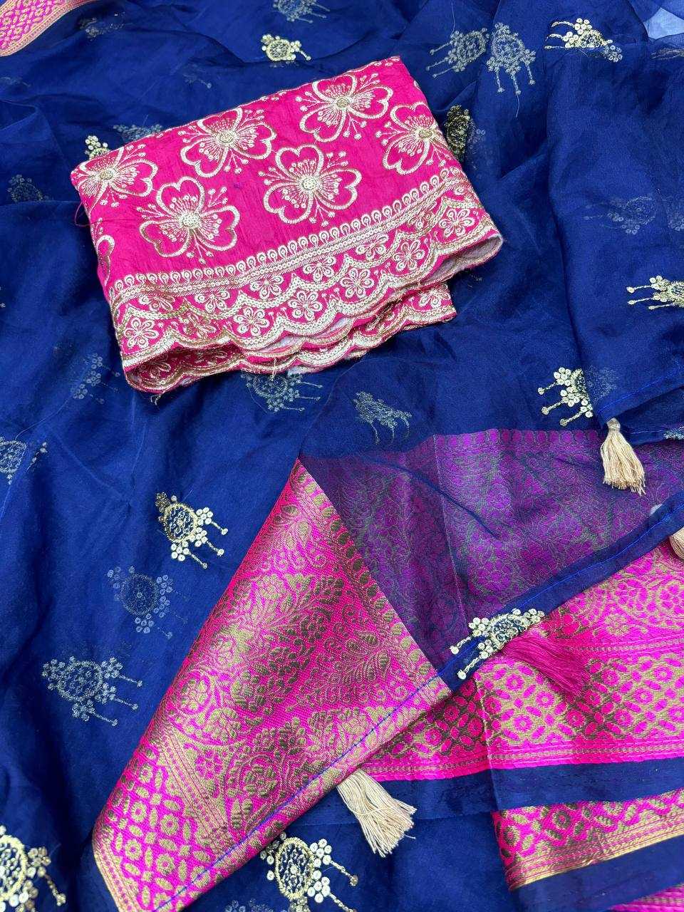 Ynf Organza RIN124 Rani jhumka Sarees Wedding Collections Festive Collections Wholesale Organza Sarees Jacquard Saree Kanchipuram Sarees Manufacturer