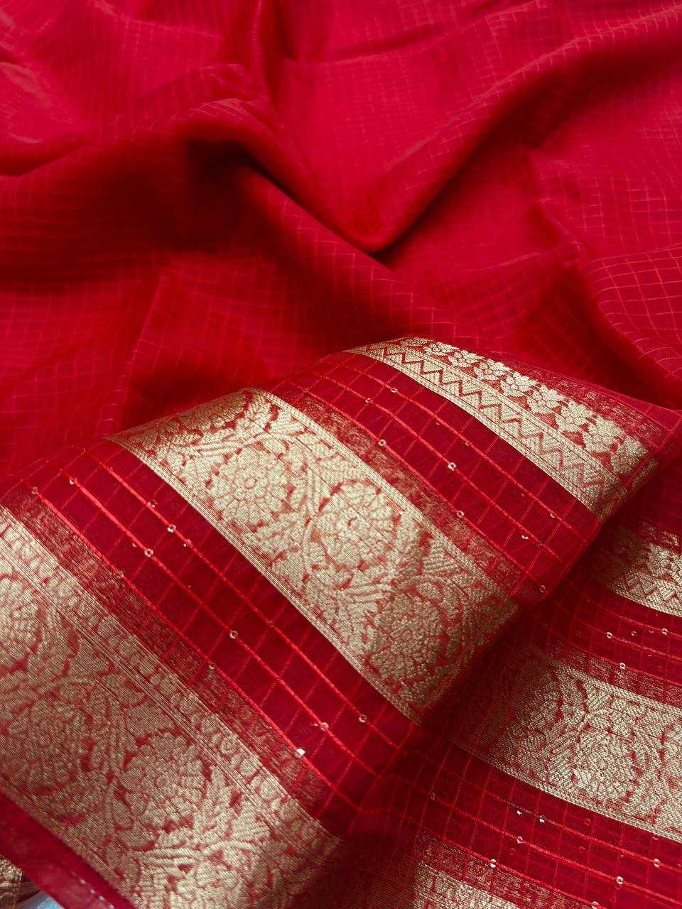 Ynf Organza RIN124 RIE13 Sarees Wedding Collections Festive Collections Wholesale Organza Sarees Sequence Sarees Jacquard Saree Manufacturer