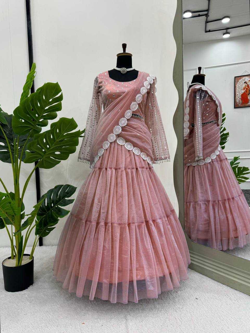 Ynf Organza RIN169 6474 Lehengas Wholesale Designer Lehenga Bollywood Lehenga Choli Lightweight Lehenga Manufacturer