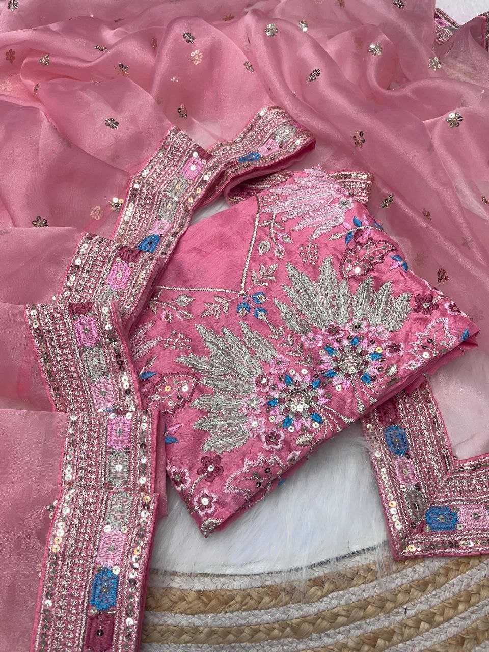 Ynf Organza Silk RIN143 499 Sarees Wedding Collections Festive Collections Wholesale Organza Sarees Embroidered Sarees Sarees With Blouse Manufacturer