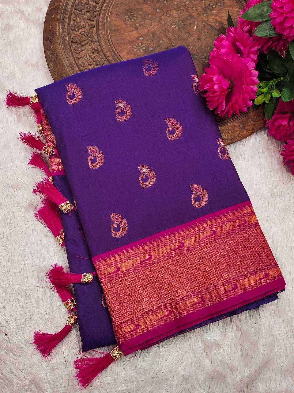 Ynf Paithani Silk RIN150 Nath Paithani -1 Silk Sarees Wholesale Paithani Sarees Heavy Silk Sarees Zari Border Silk Sarees Manufacturer