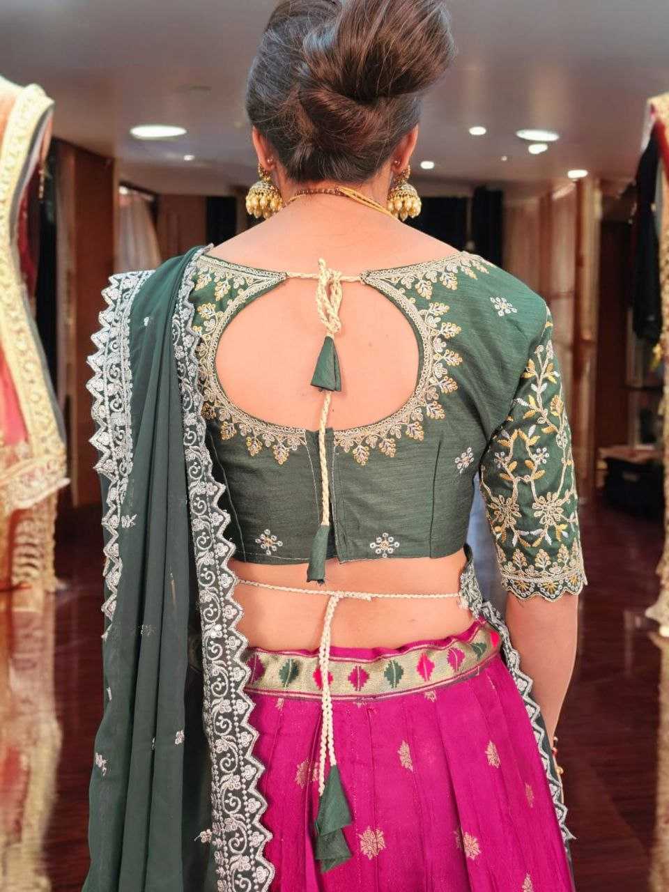 Ynf Paithani Silk RIN161 RPVR04 Lehengas Diwali Collections Wedding Collections Wholesale Silk Lehenga Embroidered Lehenga Paithani Lehenga Manufacturer