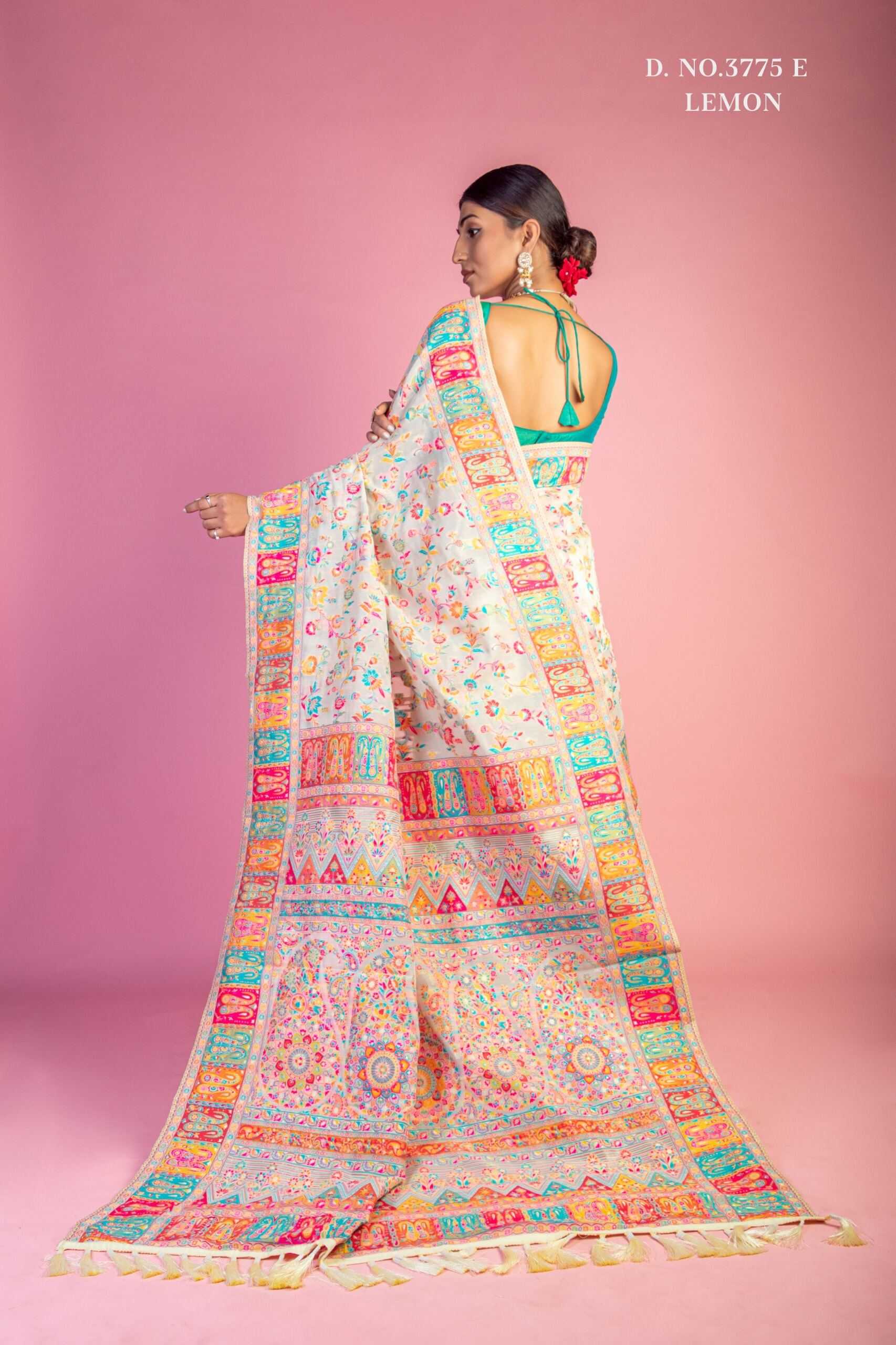 Ynf Pashmina KESH113 Aardhya Vol -7 Sarees Wholesale Designer Sarees Hand Work Sarees Kashmiri Sarees Manufacturer