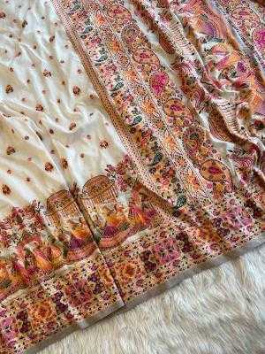 Ynf Pashmina RIN101 ANT43 Silk Sarees Durga Pooja Sarees Wedding Collections Wholesale Soft Silk Sarees Party Wear Silk Sarees Zari Border Silk Sarees Manufacturer