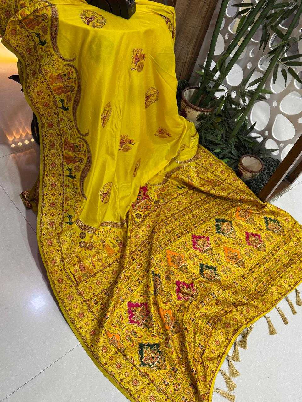 Ynf Pashmina RIN101 ANT68 Silk Sarees Durga Pooja Sarees Festive Collections Wholesale Heavy Silk Sarees Soft Silk Sarees Zari Border Silk Sarees Manufacturer