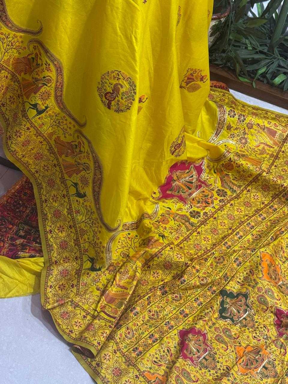 Ynf Pashmina RIN101 ANT68 Silk Sarees Durga Pooja Sarees Festive Collections Wholesale Heavy Silk Sarees Soft Silk Sarees Zari Border Silk Sarees Manufacturer