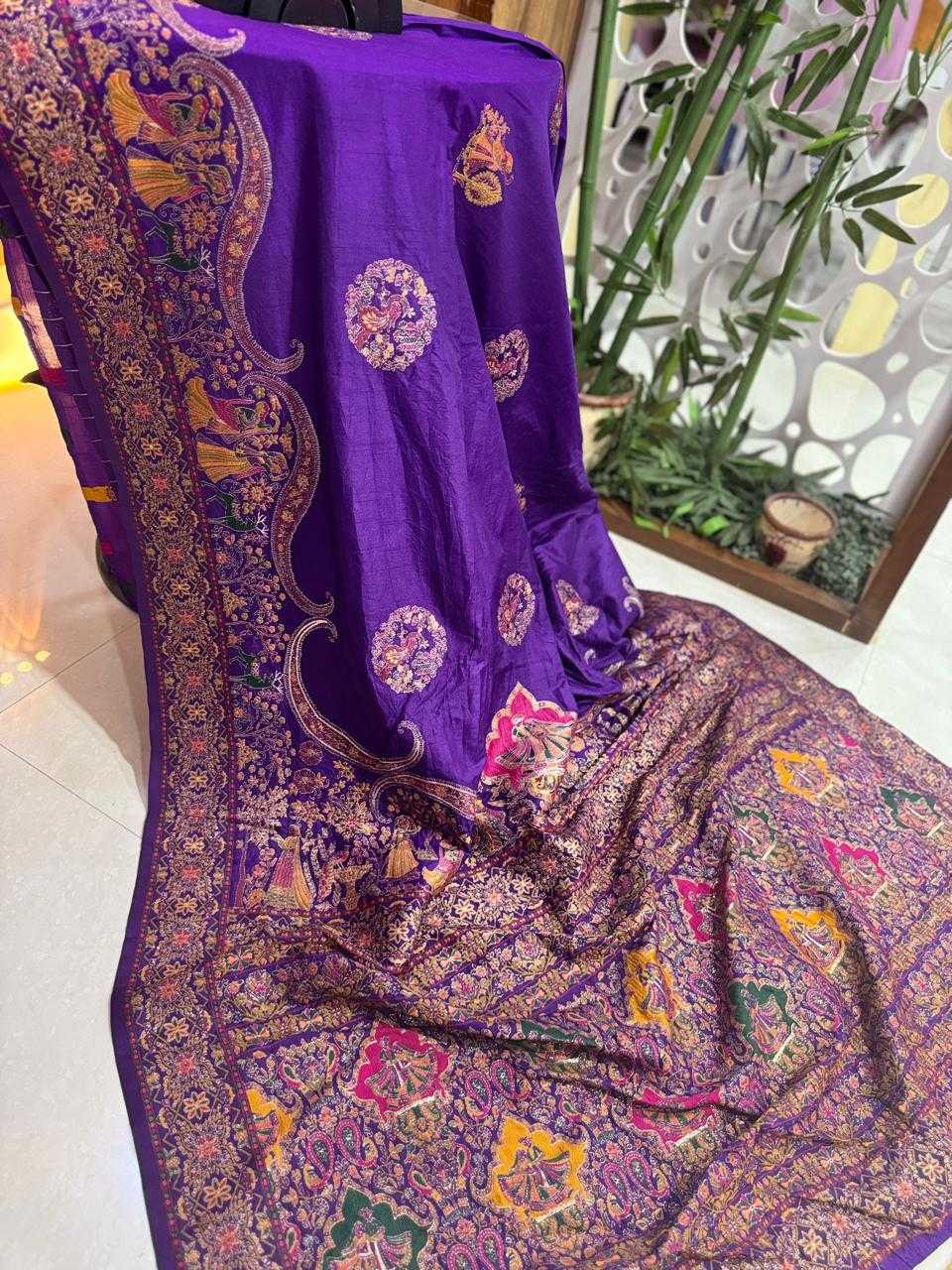 Ynf Pashmina RIN101 ANT68 Silk Sarees Durga Pooja Sarees Festive Collections Wholesale Heavy Silk Sarees Soft Silk Sarees Zari Border Silk Sarees Manufacturer