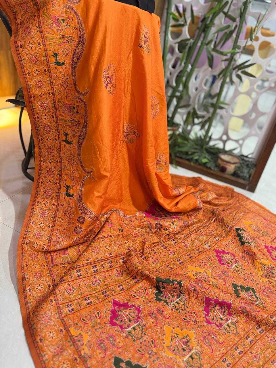 Ynf Pashmina RIN101 ANT68 Silk Sarees Durga Pooja Sarees Festive Collections Wholesale Heavy Silk Sarees Soft Silk Sarees Zari Border Silk Sarees Manufacturer