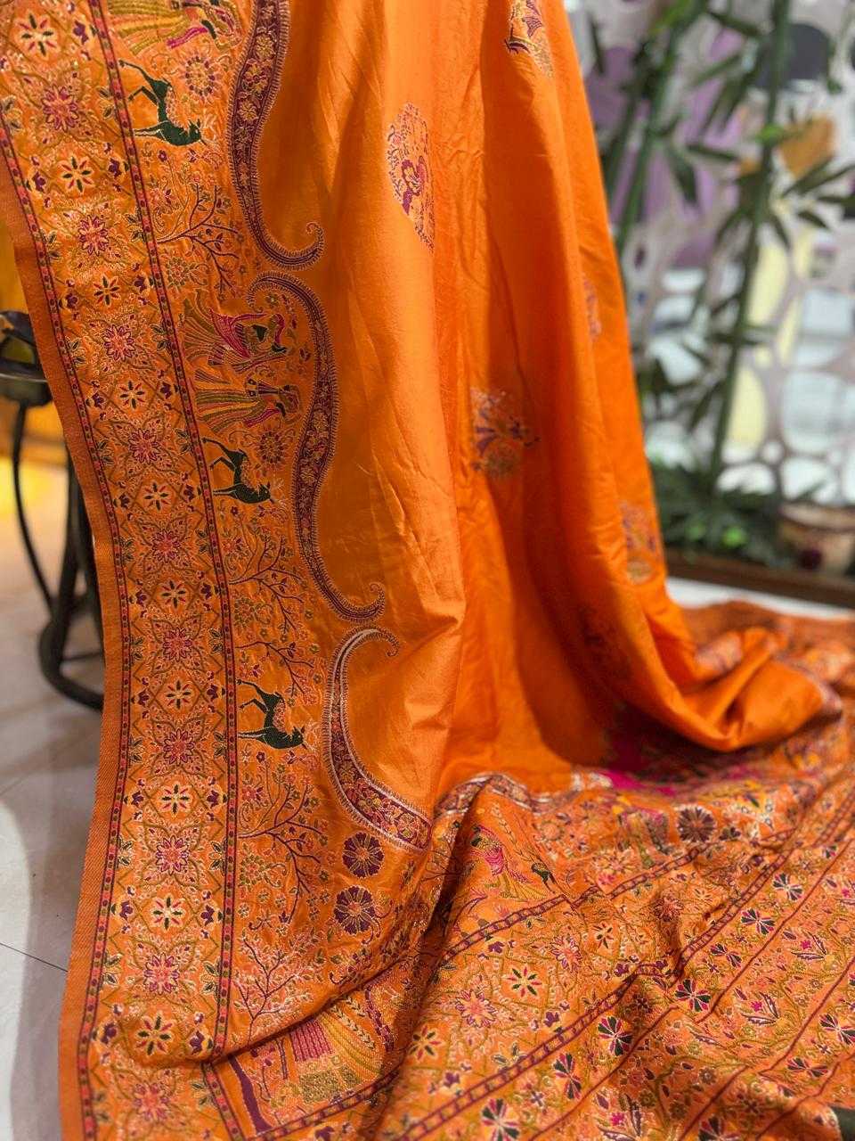 Ynf Pashmina RIN101 ANT68 Silk Sarees Durga Pooja Sarees Festive Collections Wholesale Heavy Silk Sarees Soft Silk Sarees Zari Border Silk Sarees Manufacturer