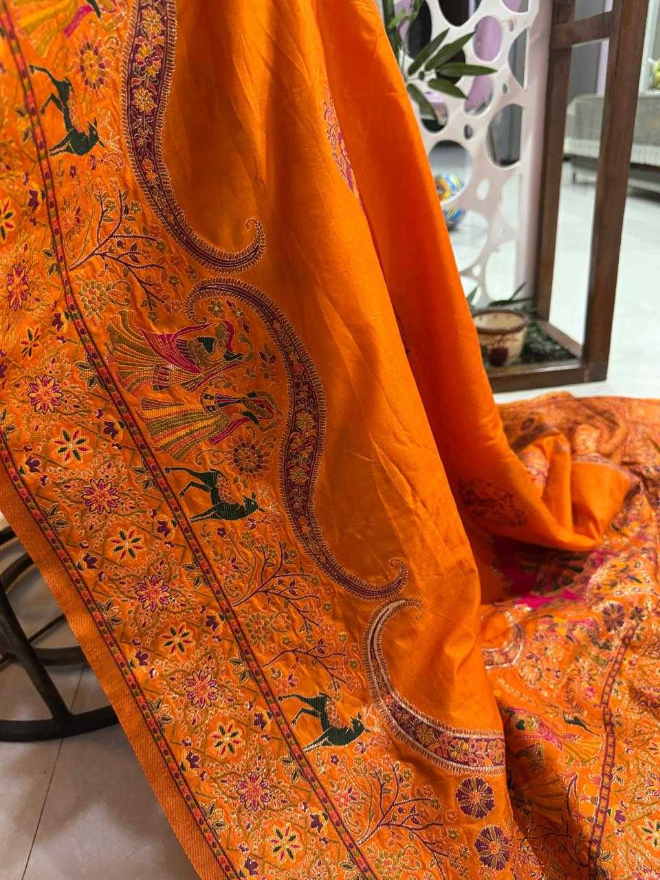 Ynf Pashmina RIN101 ANT68 Silk Sarees Durga Pooja Sarees Festive Collections Wholesale Heavy Silk Sarees Soft Silk Sarees Zari Border Silk Sarees Manufacturer