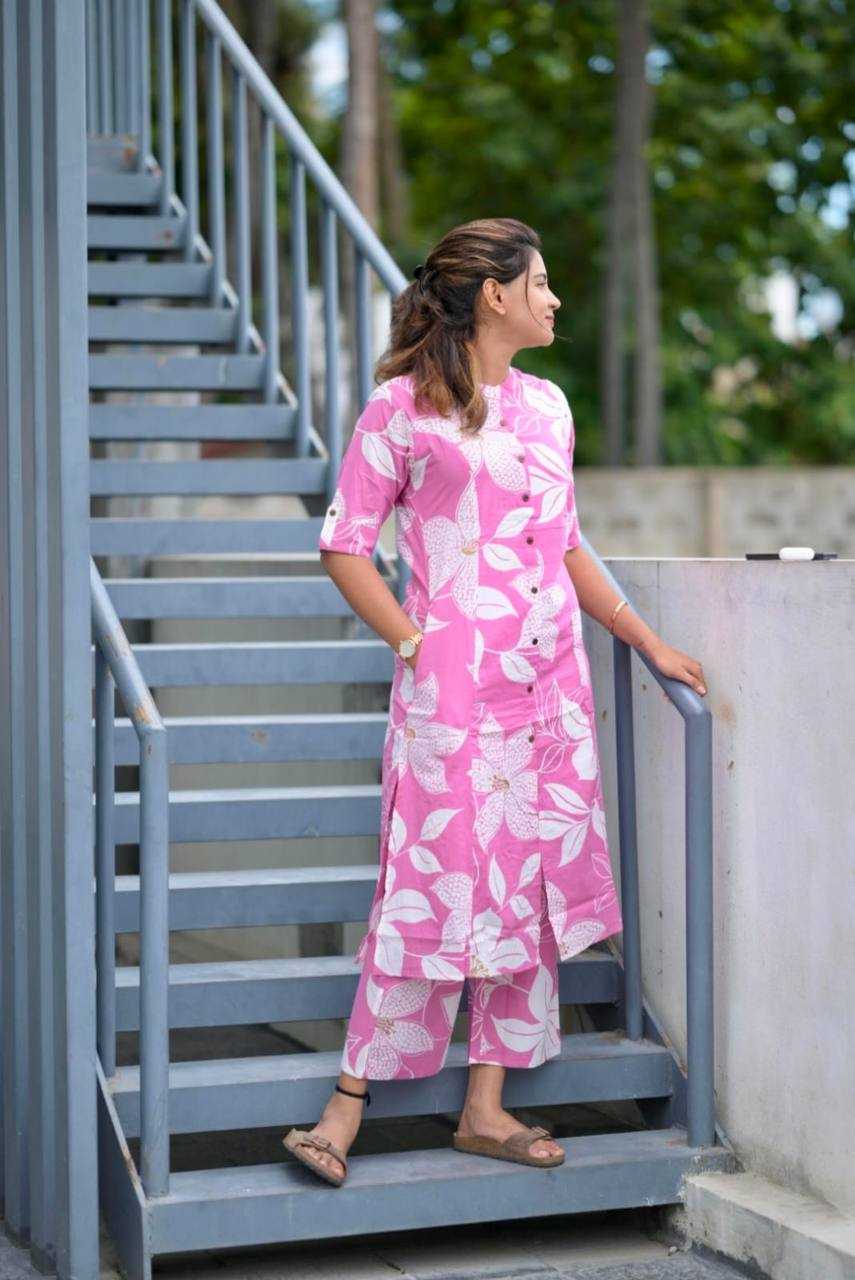 Ynf Poly Rayon RIN131 KUDDI V-2 Kurti Wholesale Printed Kurtis Rayon Kurtis Kurti With Pants Manufacturer