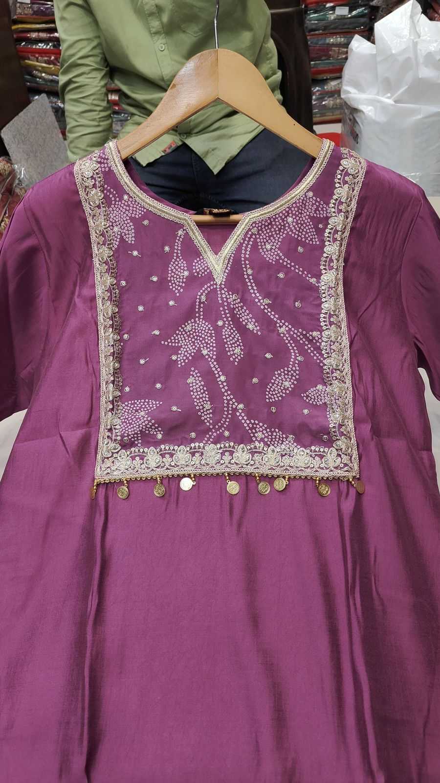 Ynf Premium Roman Silk KESH175 DVF 45 Suits & Dresses Wholesale Dresses Embroidered Dresses Silk Dresses Manufacturer