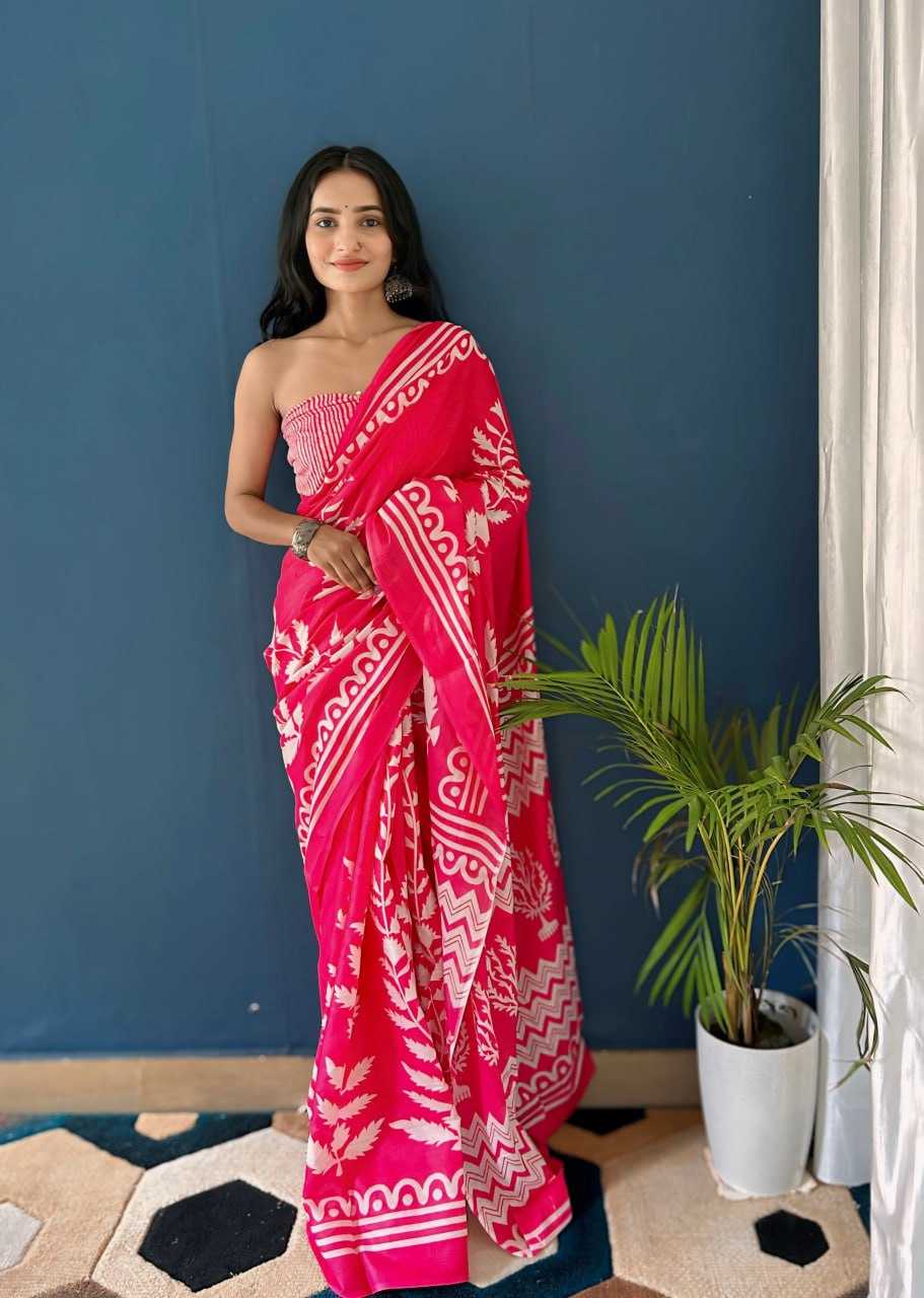 Ynf Pure Cotton KESH244 IKKAT CHOICE Sarees Wholesale Printed Sarees Ikkat Saree Cotton Sarees Manufacturer