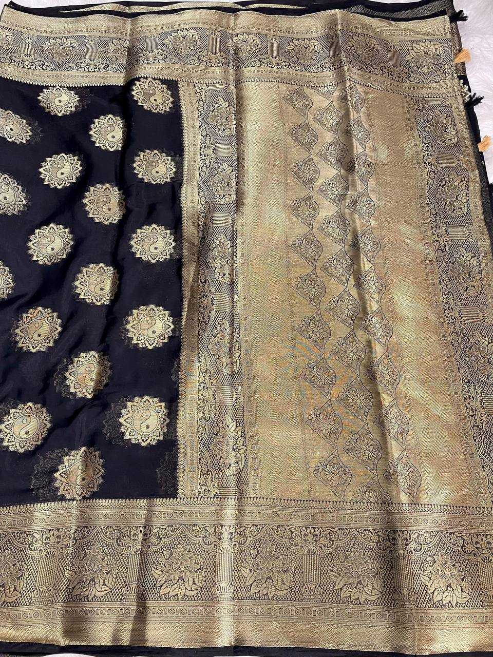 Ynf Pure Crepe RIN124 RIE27 Sarees Wedding Collections Festive Collections Wholesale Party Wear Sarees Georgette Sarees Silk Sarees Manufacturer