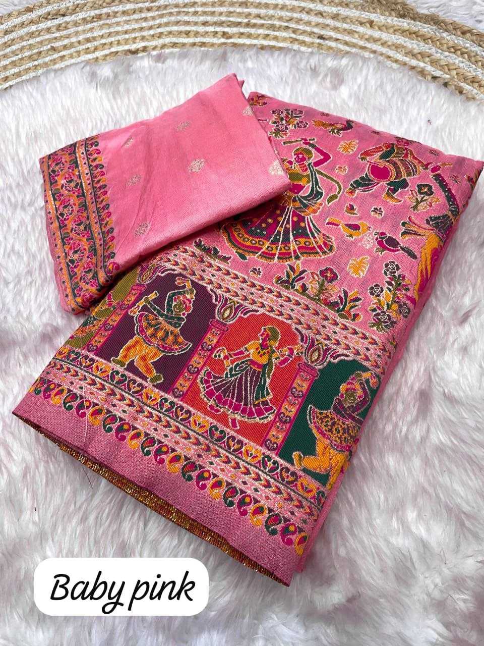 Ynf Pure Pashmina RIN143 497 Sarees Wedding Collections Festive Collections Wholesale Kashmiri Sarees Zari Sarees Sarees With Blouse Manufacturer