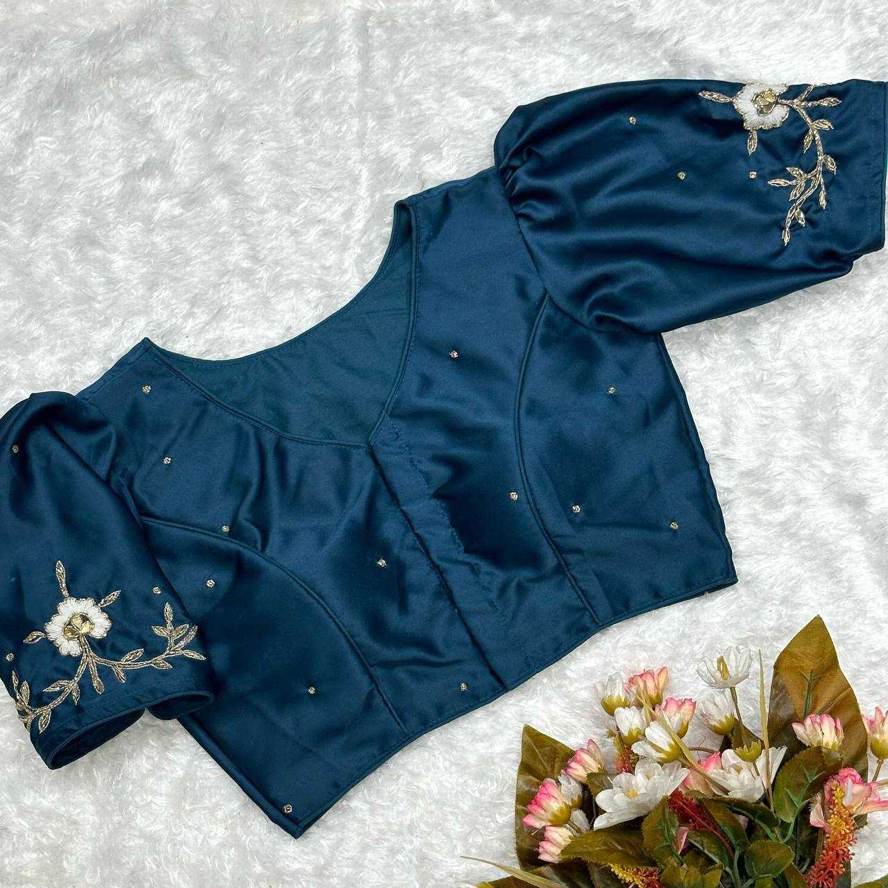 Ynf Pure Silk KESH116 HHB-15 Readymade Blouses Wholesale Blouse V-Neck Blouses Silk Blouse Manufacturer