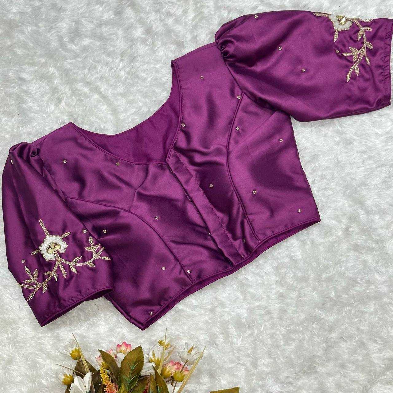 Ynf Pure Silk KESH116 HHB-15 Readymade Blouses Wholesale Blouse V-Neck Blouses Silk Blouse Manufacturer