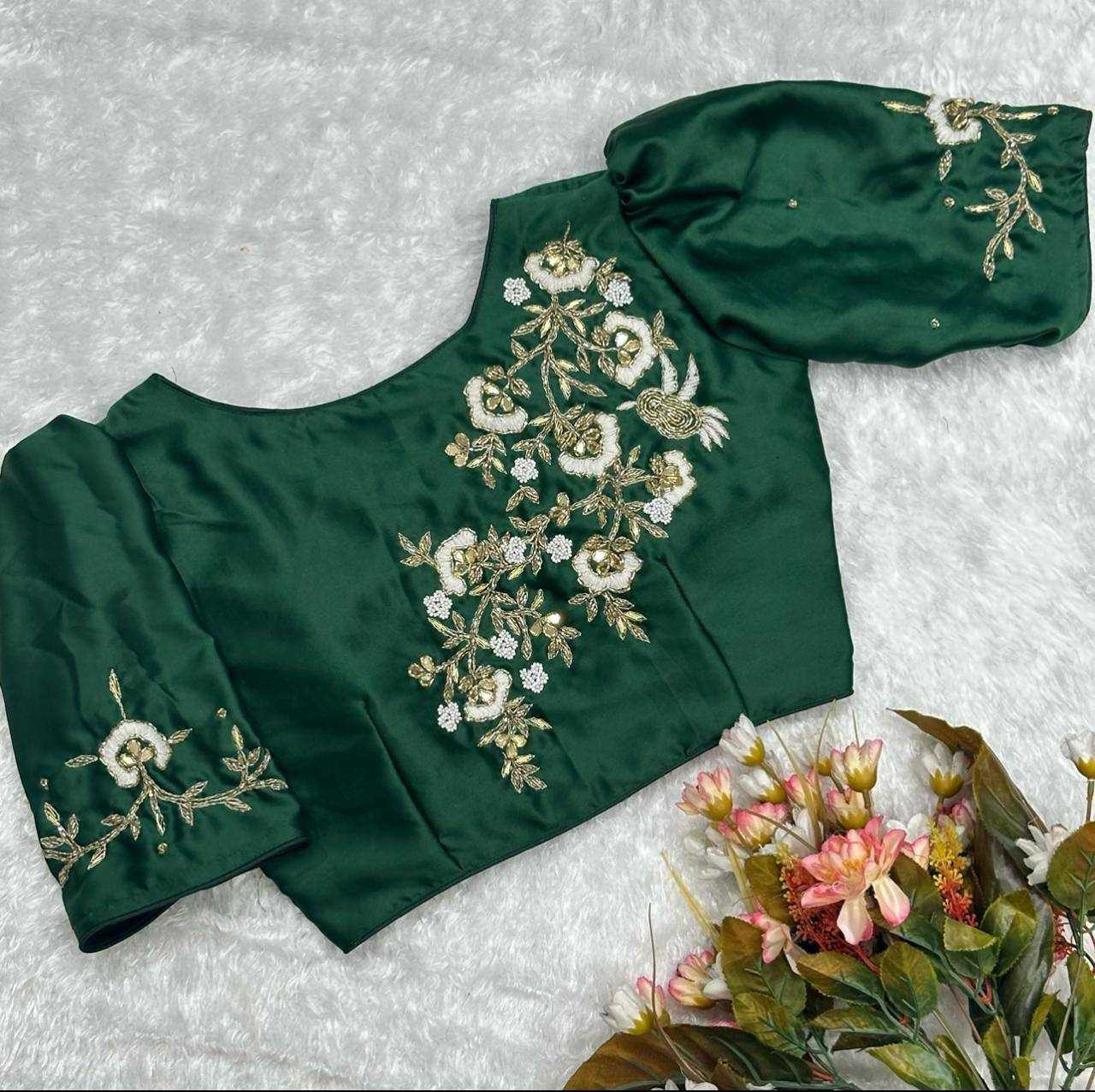 Ynf Pure Silk KESH116 HHB-15 Readymade Blouses Wholesale Blouse V-Neck Blouses Silk Blouse Manufacturer