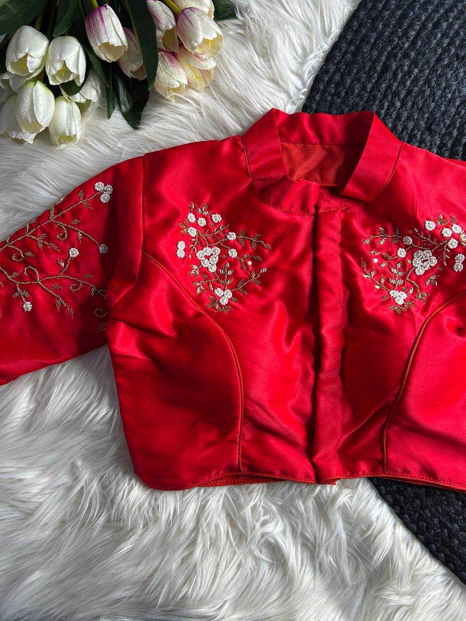 Ynf Pure Silk KESH116 WMF07 Readymade Blouses Wholesale Blouse Designer Blouse Party Wear Blouse Manufacturer