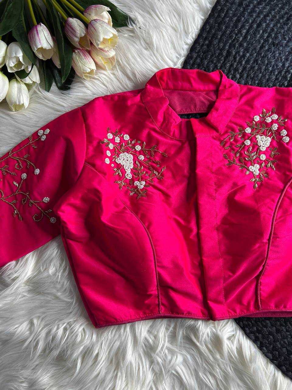 Ynf Pure Silk KESH116 WMF07 Readymade Blouses Wholesale Blouse Designer Blouse Party Wear Blouse Manufacturer