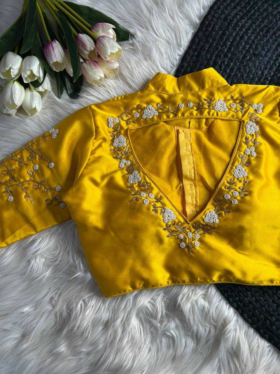 Ynf Pure Silk KESH116 WMF07 Readymade Blouses Wholesale Blouse Designer Blouse Party Wear Blouse Manufacturer