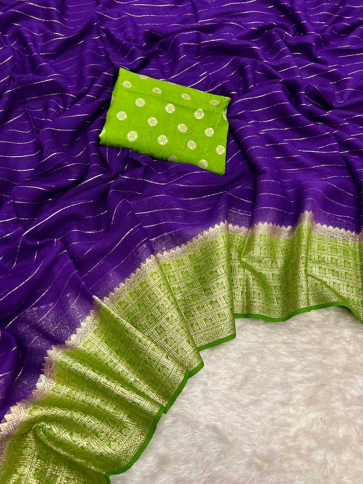 Ynf Pure Viscos RIN104 APE17 Sarees Diwali Collections Festive Collections Wholesale Georgette Sarees Zari Border Sarees Viscose Saree Manufacturer