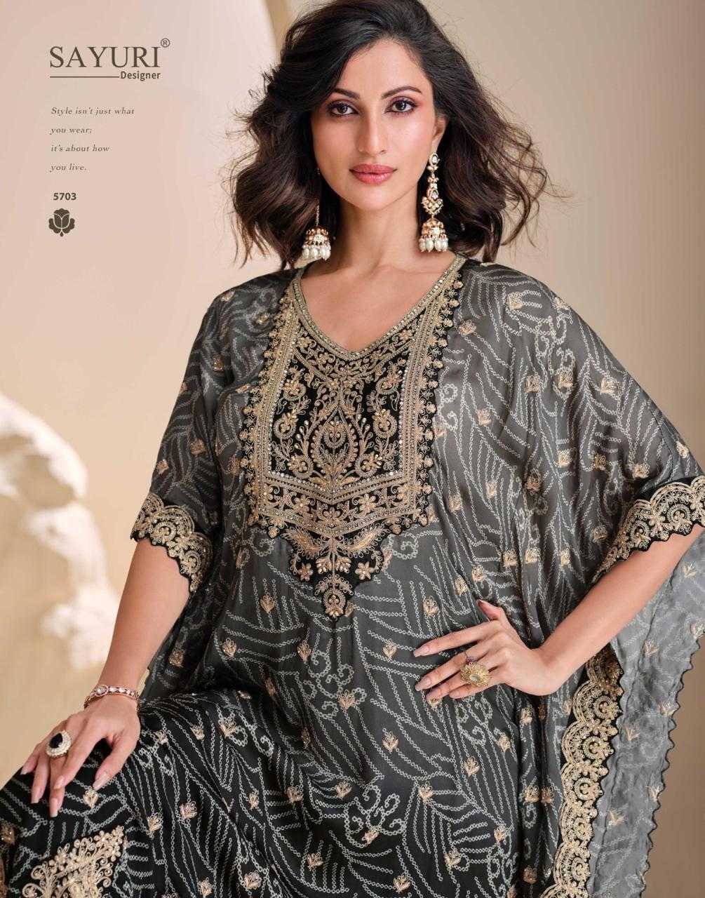 Ynf Pure Viscos RIN111 JHOOMAR Suits & Dresses Wholesale Handloom Suits Silk Dresses Kaftan Dresses Manufacturer