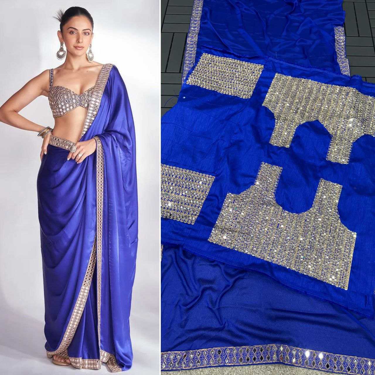 Ynf Rangoli Silk KESH130 3445 Bollywood Collections Wholesale Rakul Preet Sarees Manufacturer