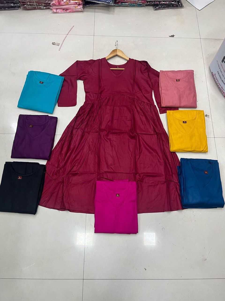 Ynf Rayon KESH175 DVF 40 Kurti Wholesale Rayon Kurtis Ladies Kurti Kurti With Pants Manufacturer