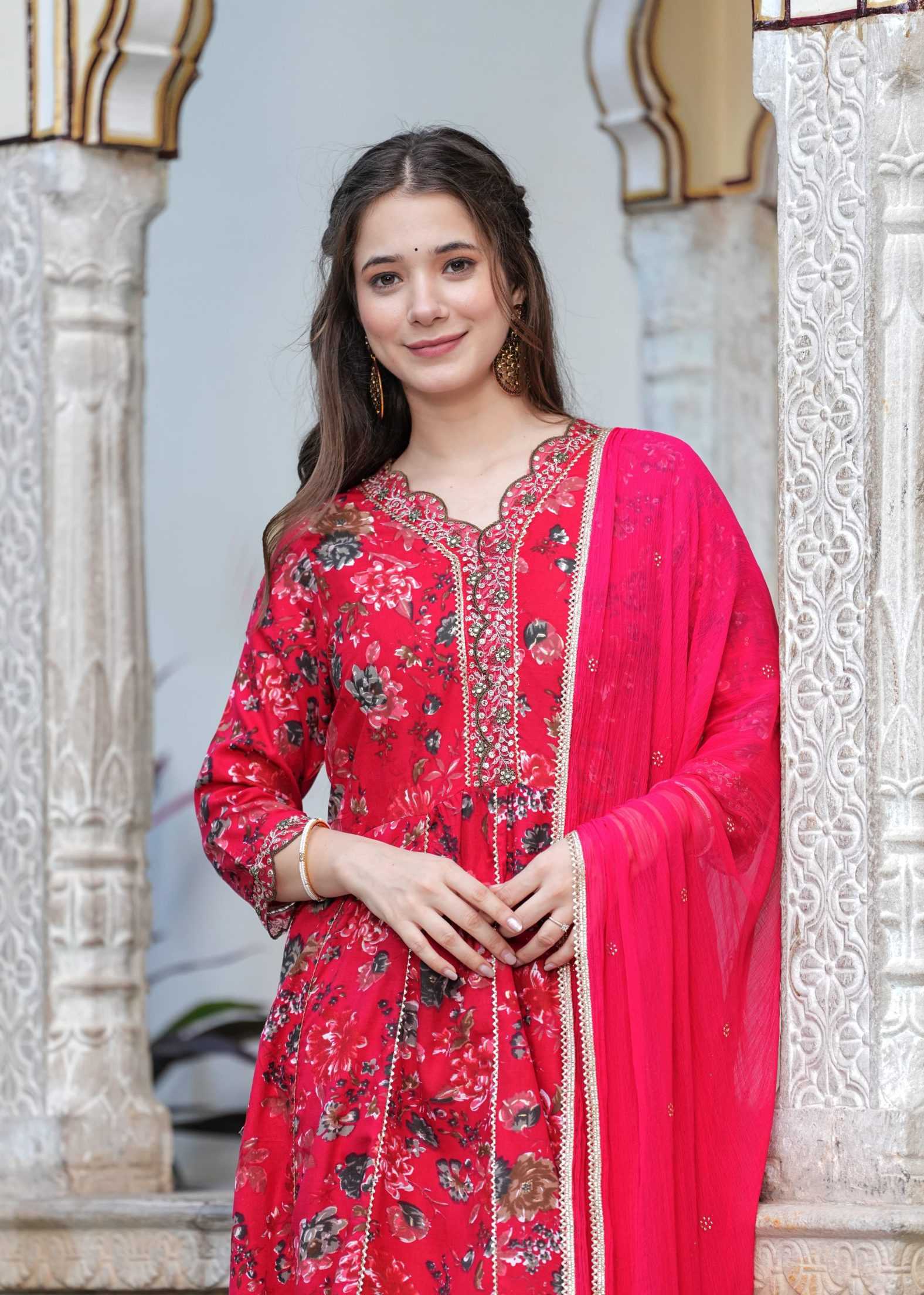 Ynf Rayon KESH253 SNF19 Kurti Diwali Collections Wedding Collections Wholesale Party Wear Kurtis Anarkali Kurtis Embroidered Kurtis Manufacturer