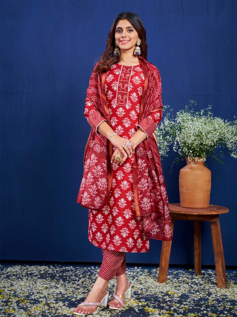 Ynf Rayon KESH288 1191 Suits & Dresses Wholesale Printed Suits Embroidery Suits Designer Suits Manufacturer