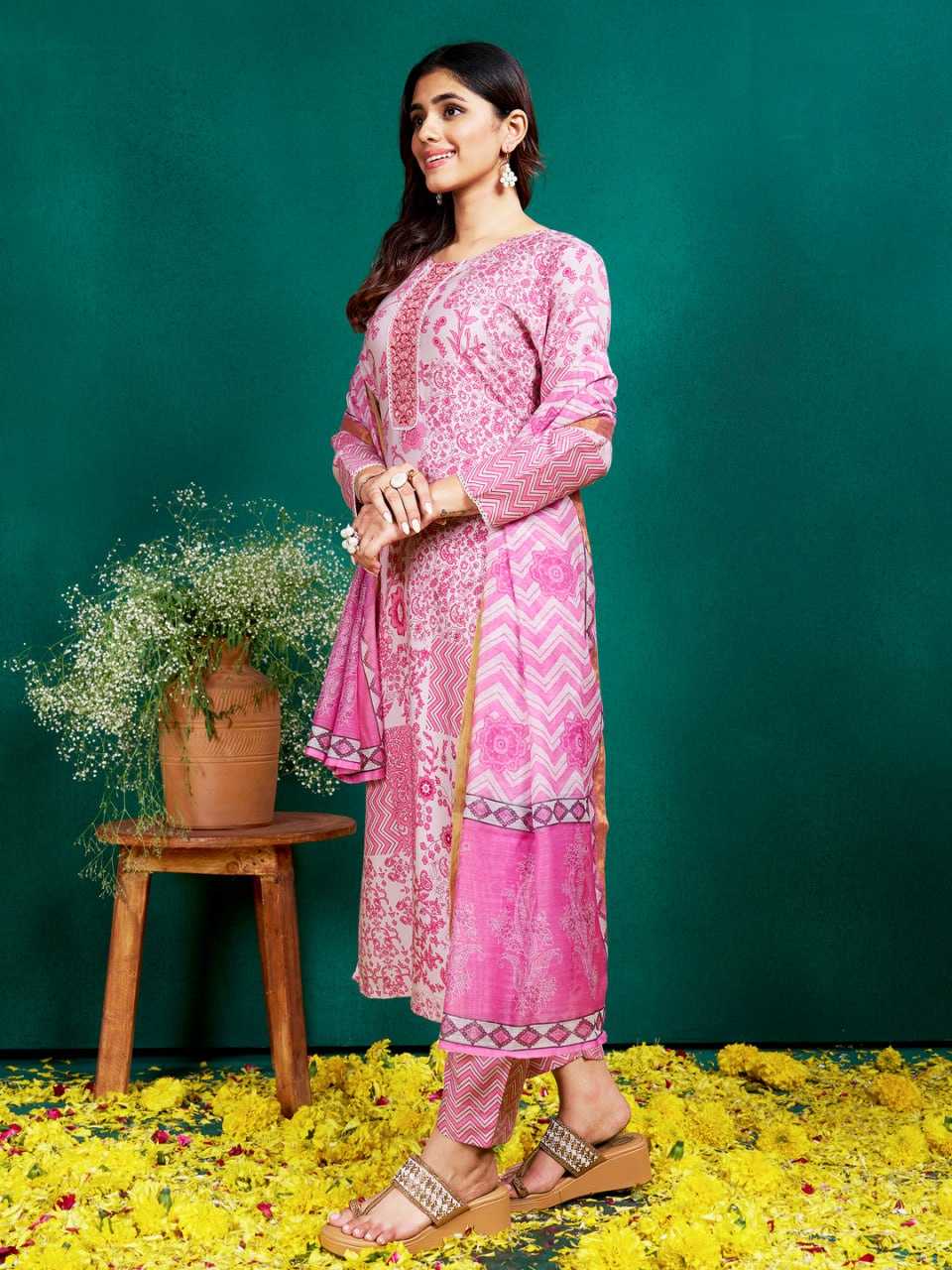 Ynf Rayon KESH288 1194 Suits & Dresses Wholesale Embroidery Suits Designer Suits Casual Dresses Manufacturer