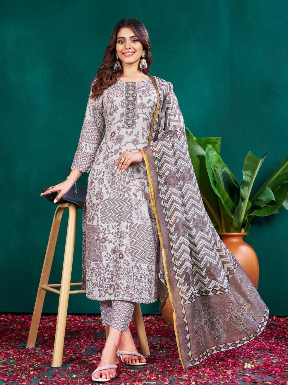 Ynf Rayon KESH288 1194 Suits & Dresses Wholesale Embroidery Suits Designer Suits Casual Dresses Manufacturer