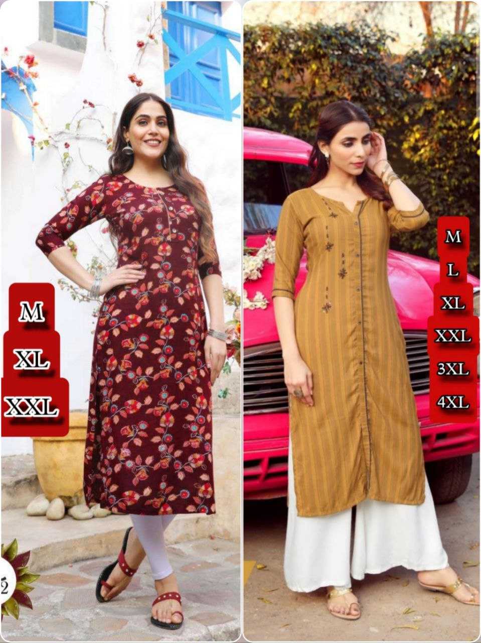 Ynf Rayon KESH354 GRM110 Kurti Wholesale Printed Kurtis Rayon Kurtis Straight Kurtis Manufacturer