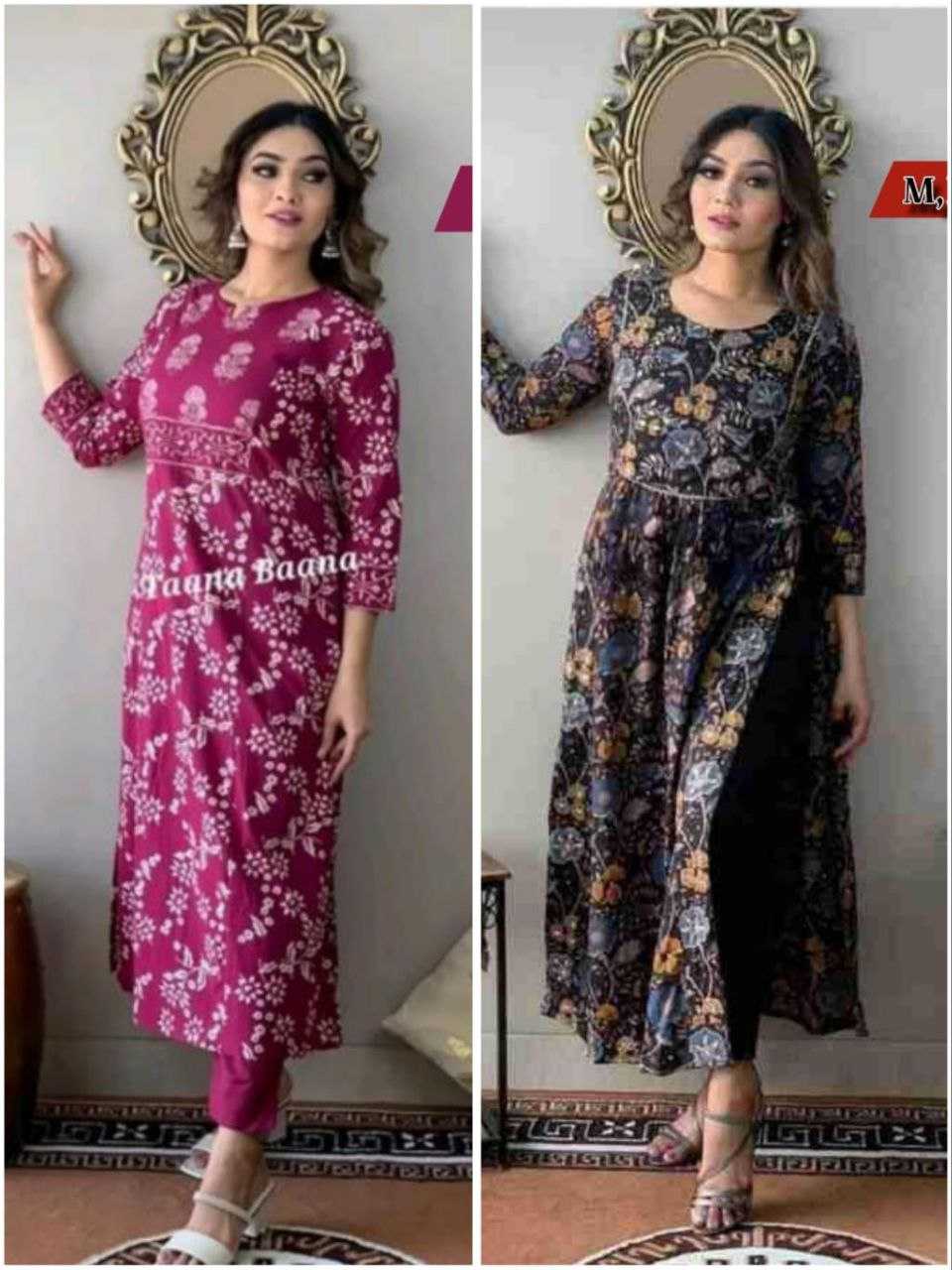 Ynf Rayon KESH354 GRM55 Kurti Wholesale Rayon Kurtis Chikan Kurti Kurti With Pants Manufacturer