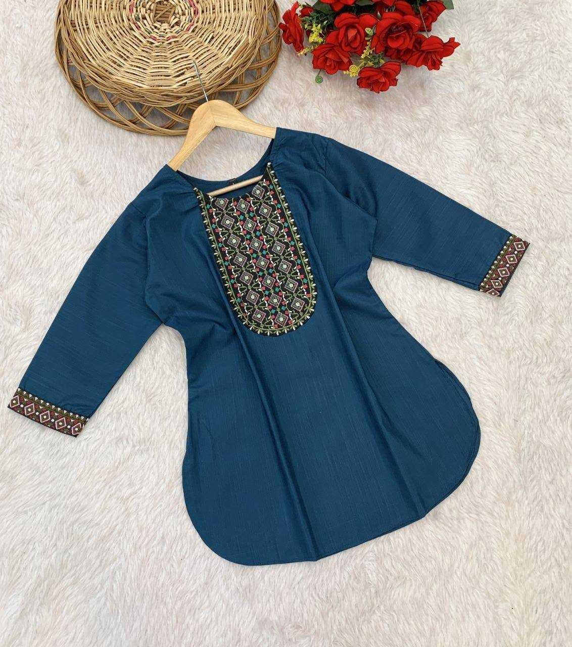 Ynf Rayon KESH358 SHE05 Kurti Diwali Collections Festive Collections Wholesale Casual Kurtis Rayon Kurtis Embroidered Kurtis Manufacturer