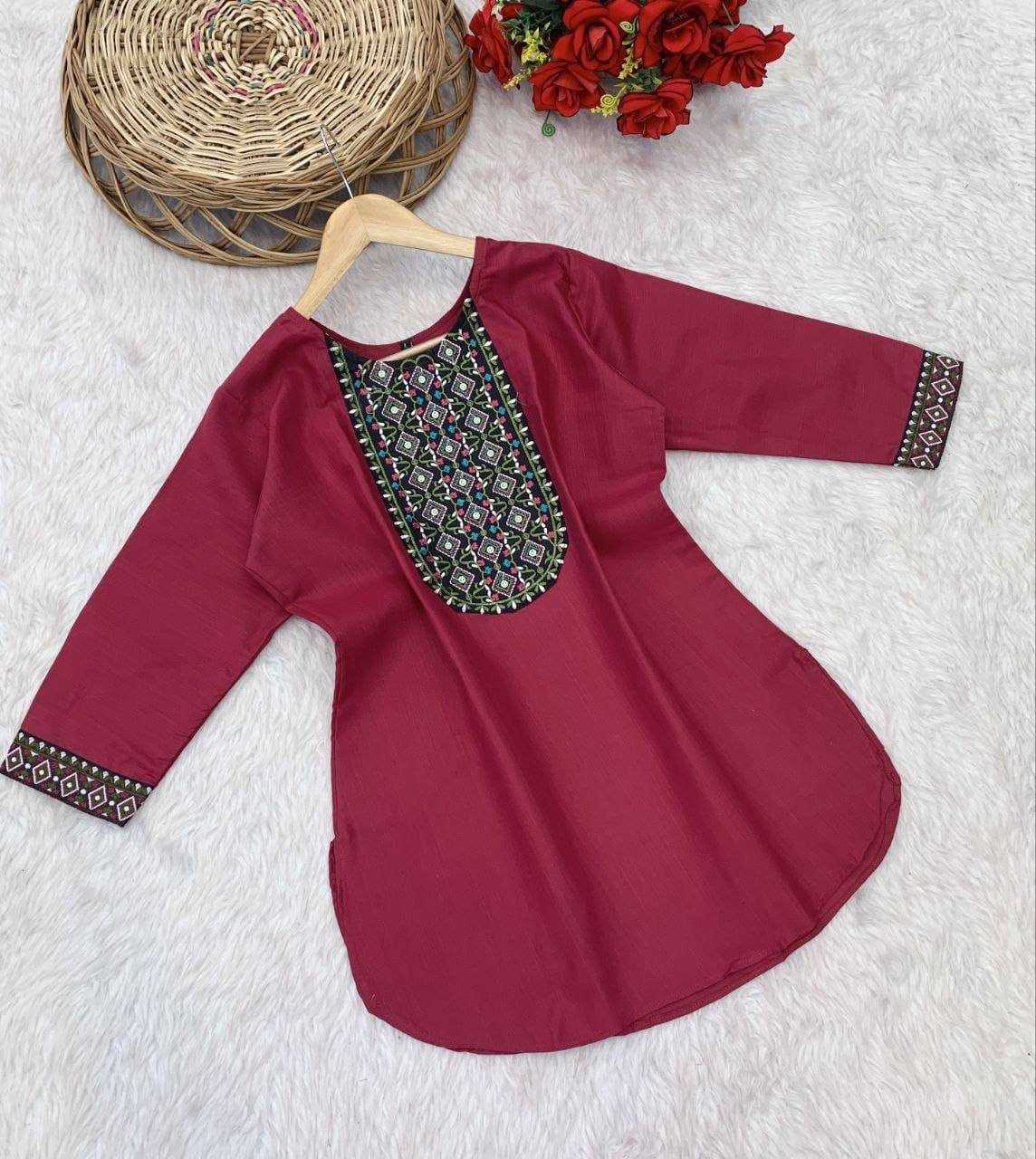 Ynf Rayon KESH358 SHE05 Kurti Diwali Collections Festive Collections Wholesale Casual Kurtis Rayon Kurtis Embroidered Kurtis Manufacturer