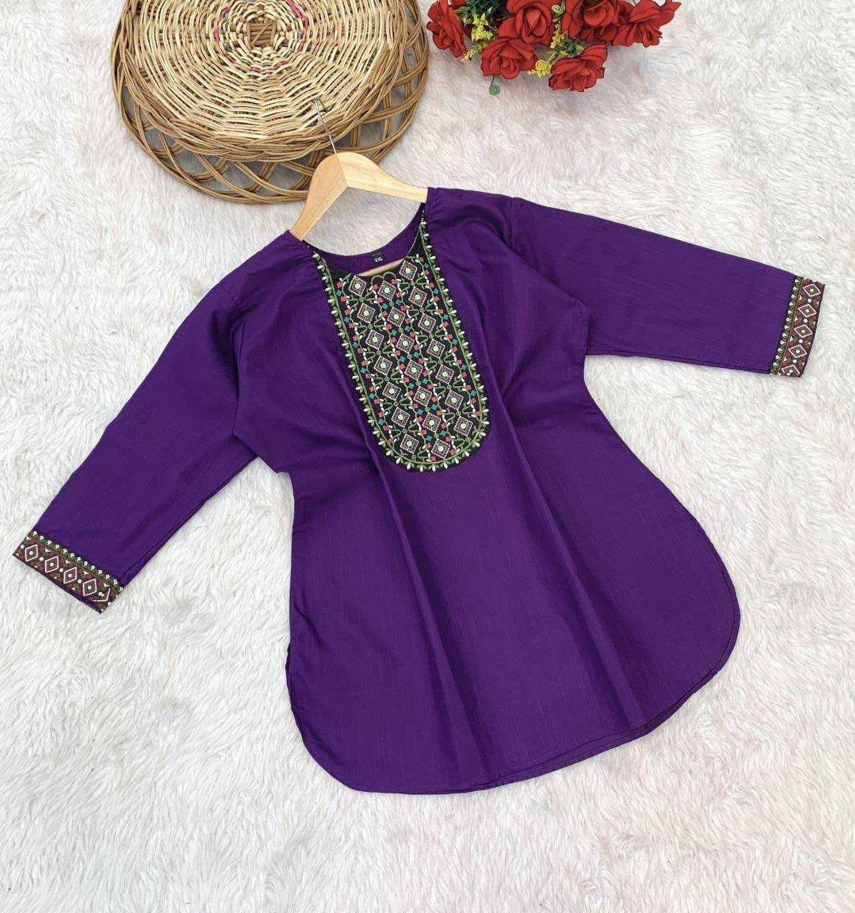 Ynf Rayon KESH358 SHE05 Kurti Diwali Collections Festive Collections Wholesale Casual Kurtis Rayon Kurtis Embroidered Kurtis Manufacturer