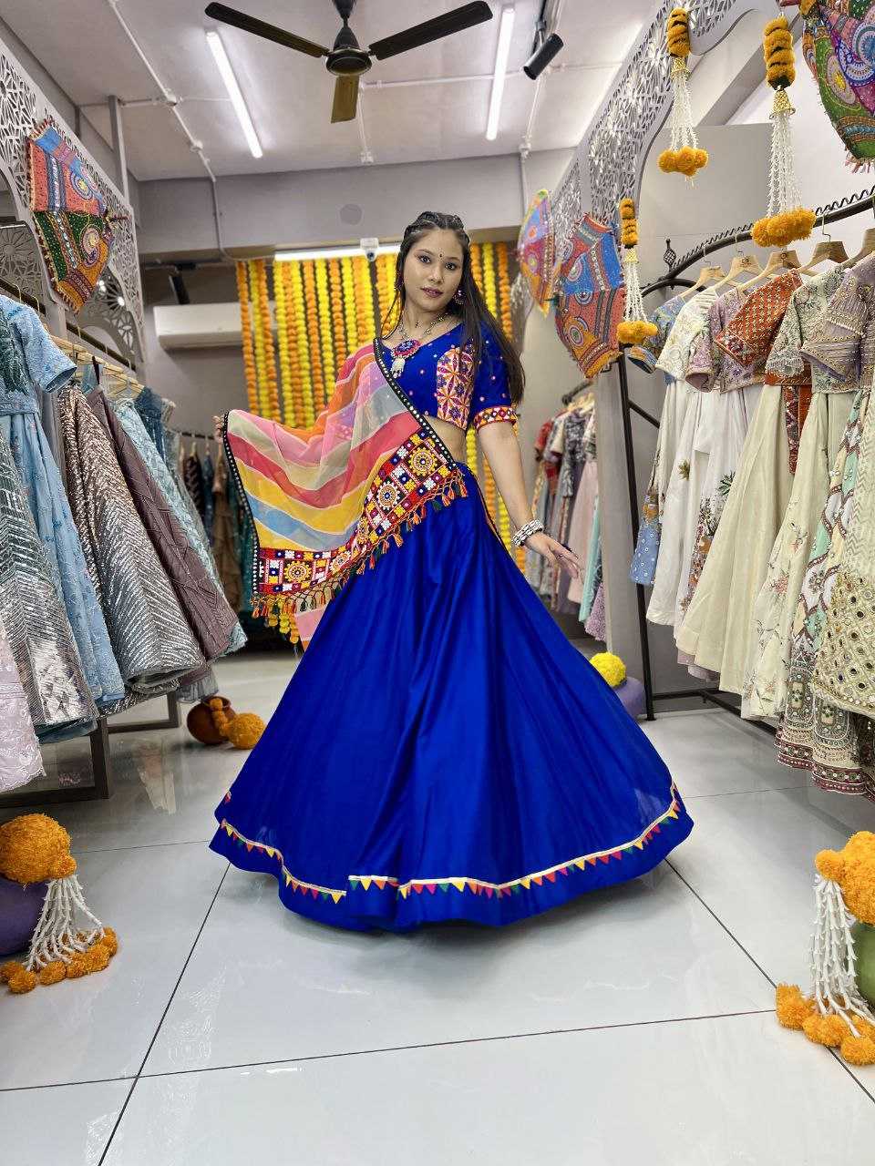 Ynf Rayon KESH406 631 BLUE Lehengas Wholesale Designer Lehenga Fancy Lehenga Traditional Lehenga Manufacturer