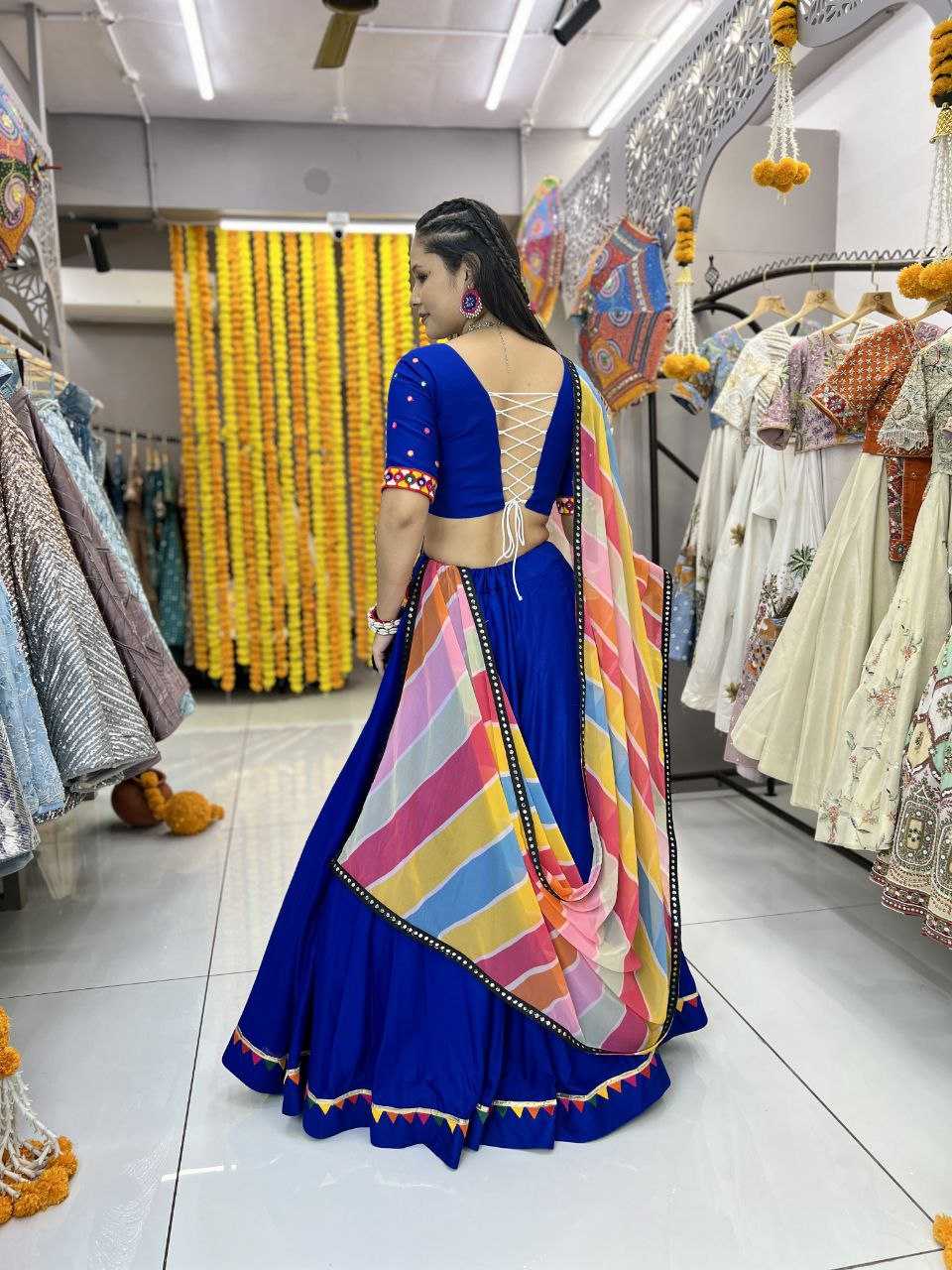 Ynf Rayon KESH406 631 BLUE Lehengas Wholesale Designer Lehenga Fancy Lehenga Traditional Lehenga Manufacturer