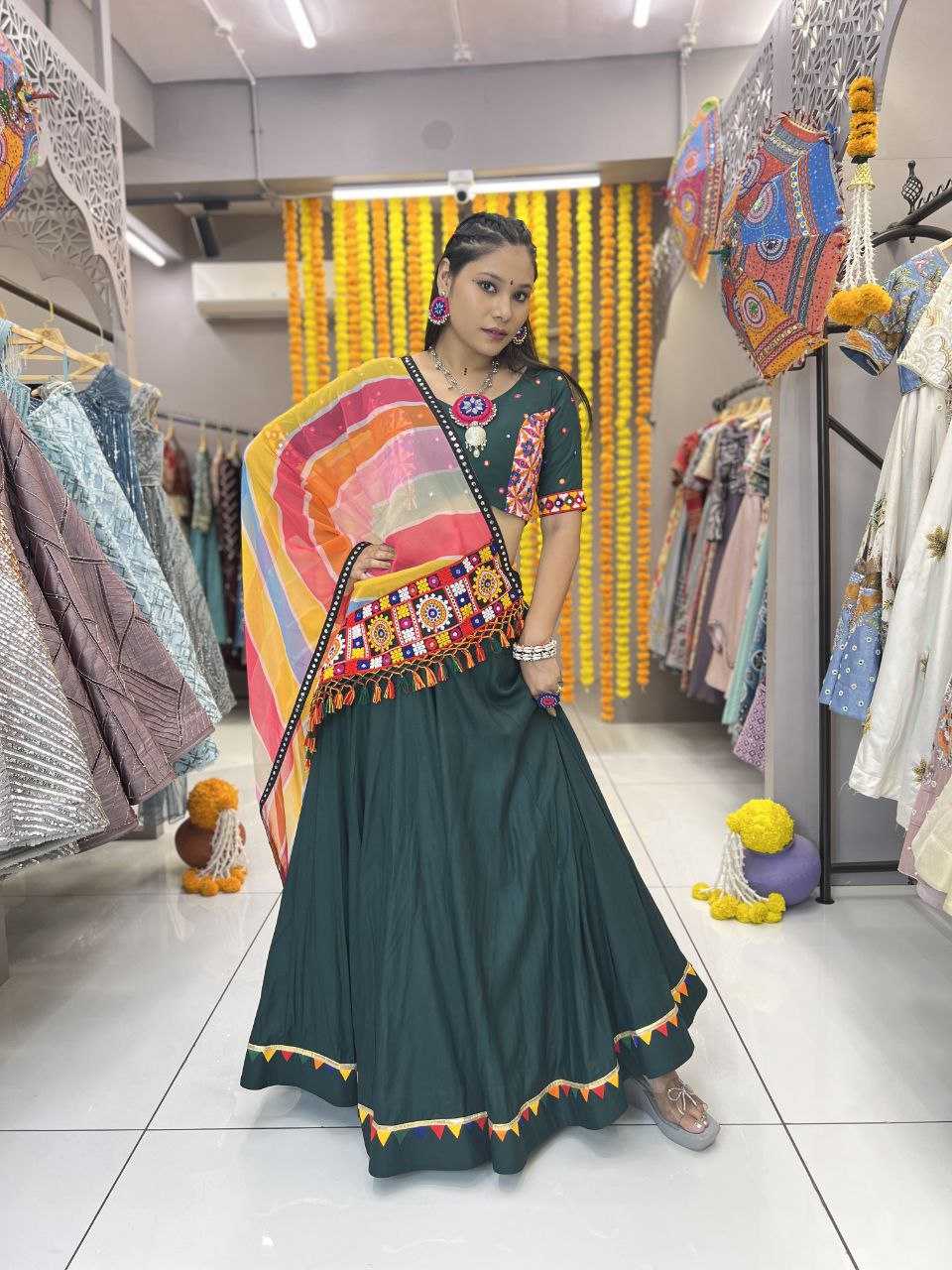 Ynf Rayon KESH406 631 GREEN Lehengas Wholesale Designer Lehenga Fancy Lehenga Traditional Lehenga Manufacturer