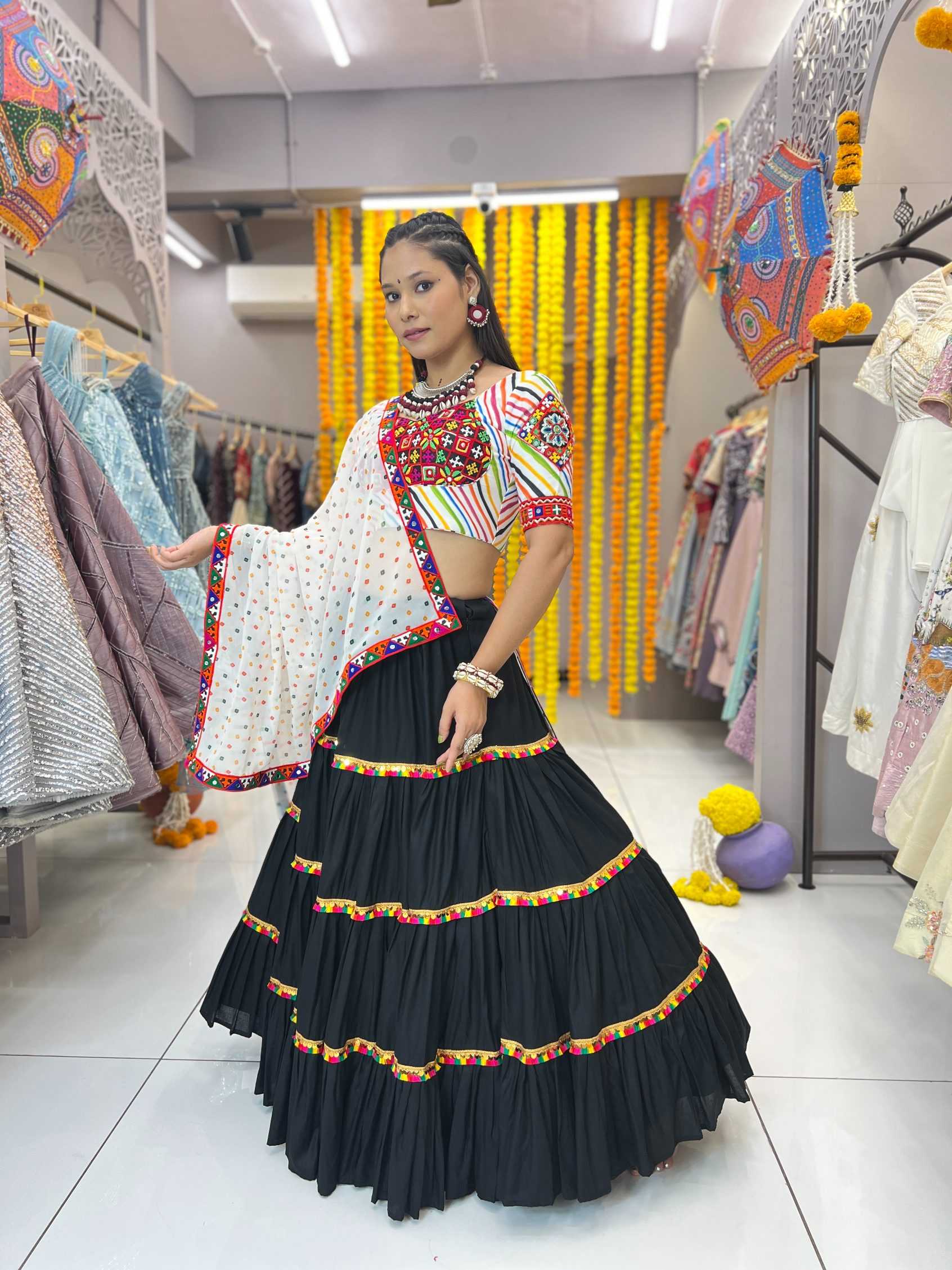 Ynf Rayon KESH406 633 BLACK Lehengas Wholesale Designer Lehenga Fancy Lehenga Traditional Lehenga Manufacturer