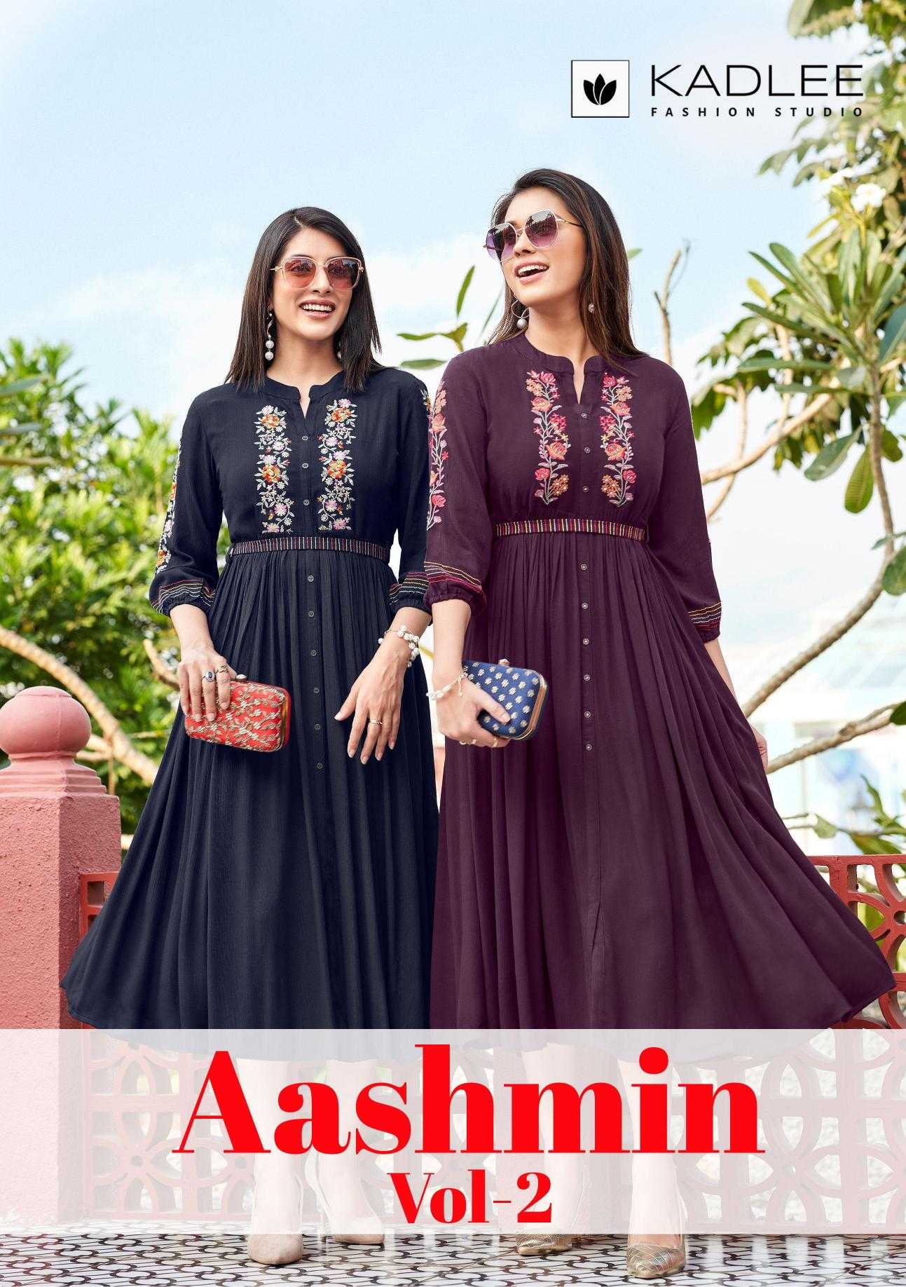 Ynf Rayon KESH442 KADLEE-Ashmin vol 2 Setwise Collections Wholesale Gowns Catalogs Manufacturer