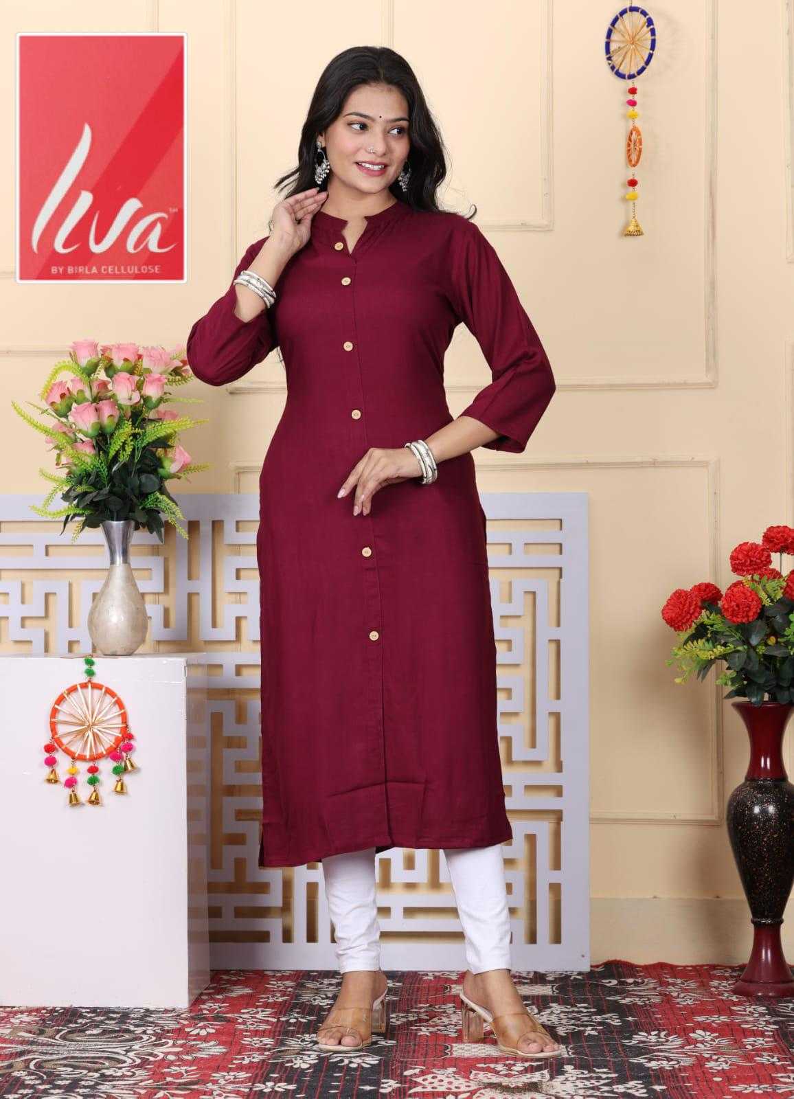 Ynf Rayon KESH443 BIRLA-LIVA Setwise Collections Wholesale Kurtis Catalogs Manufacturer