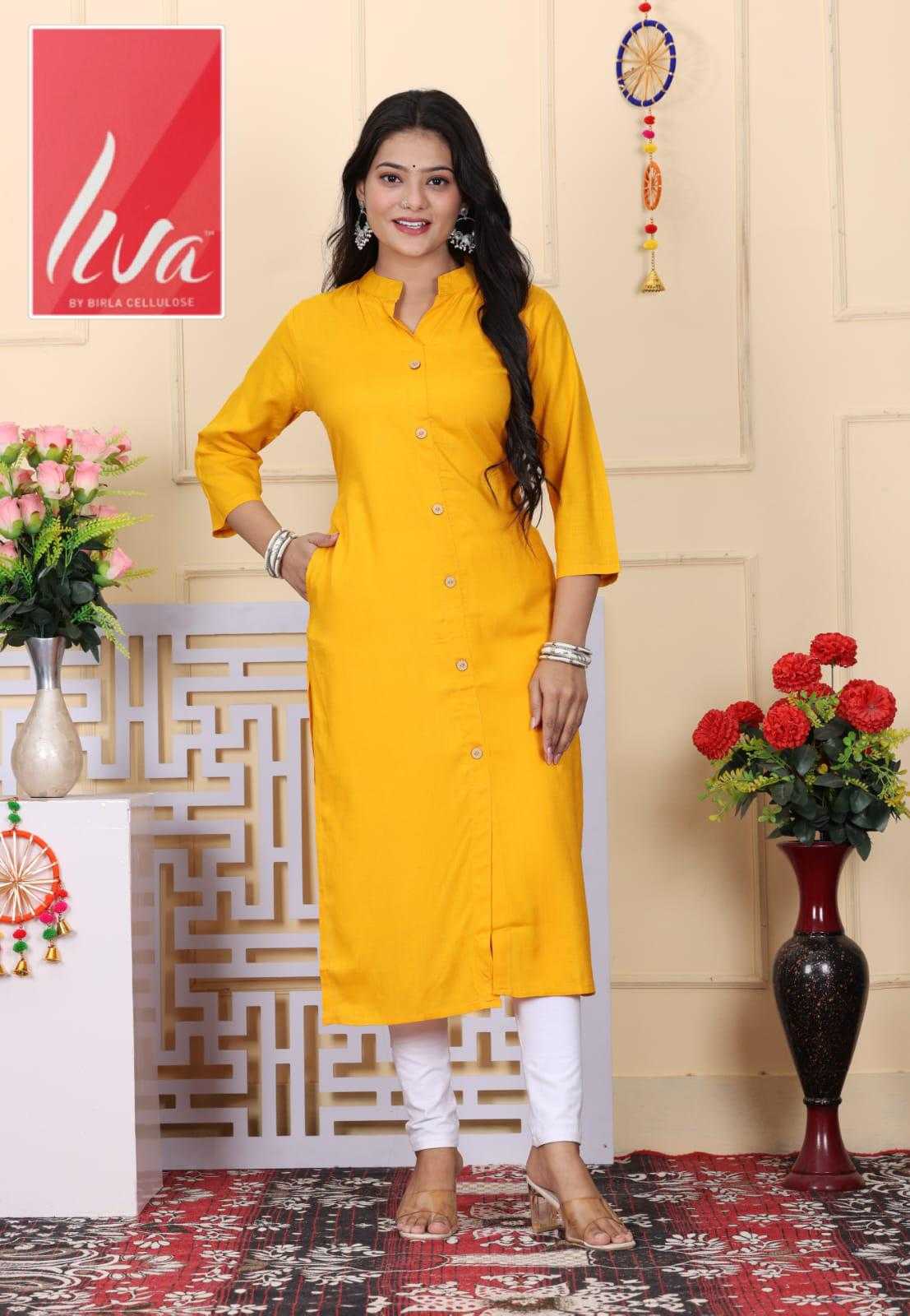 Ynf Rayon KESH443 BIRLA-LIVA Setwise Collections Wholesale Kurtis Catalogs Manufacturer