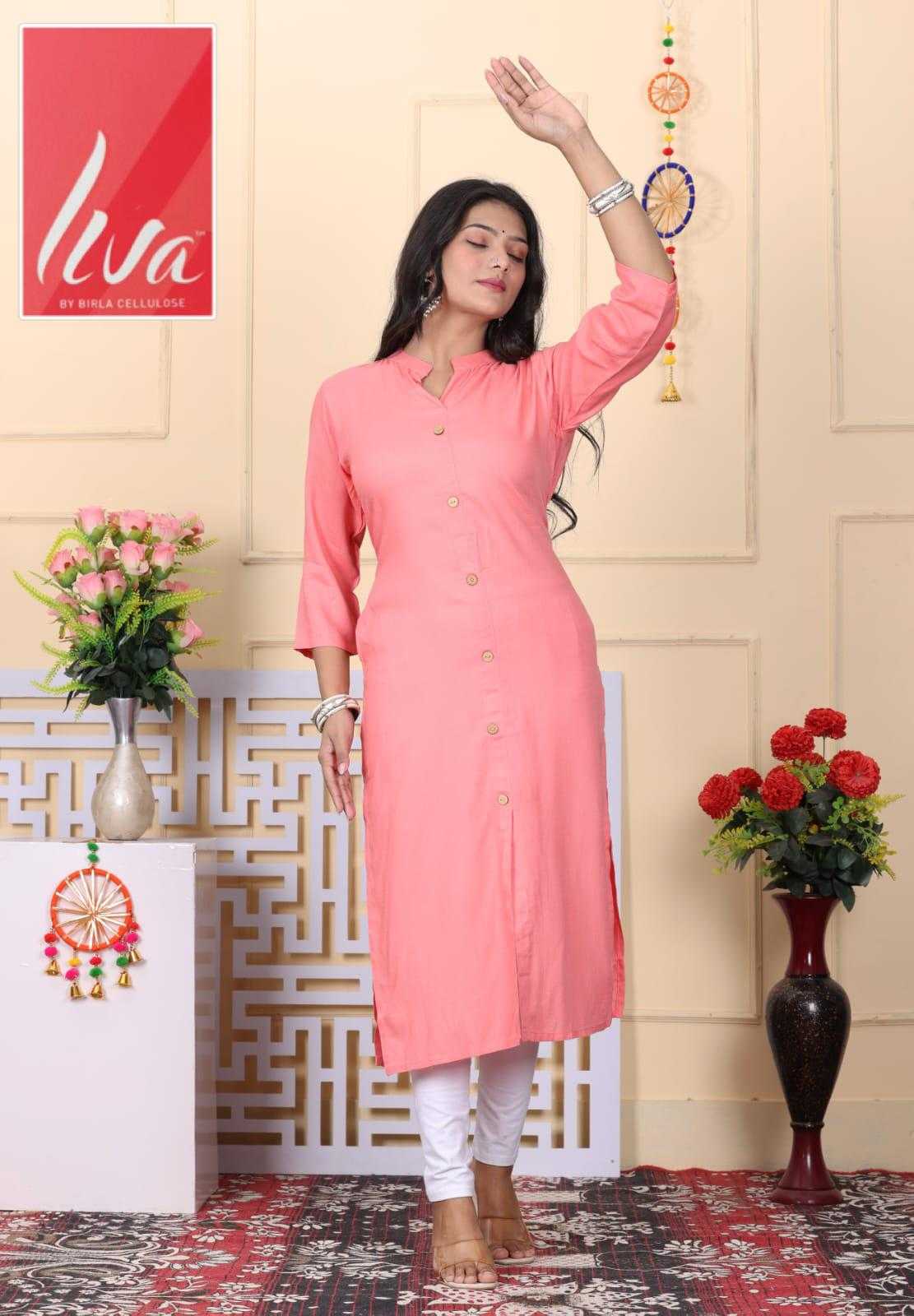 Ynf Rayon KESH443 BIRLA-LIVA Setwise Collections Wholesale Kurtis Catalogs Manufacturer