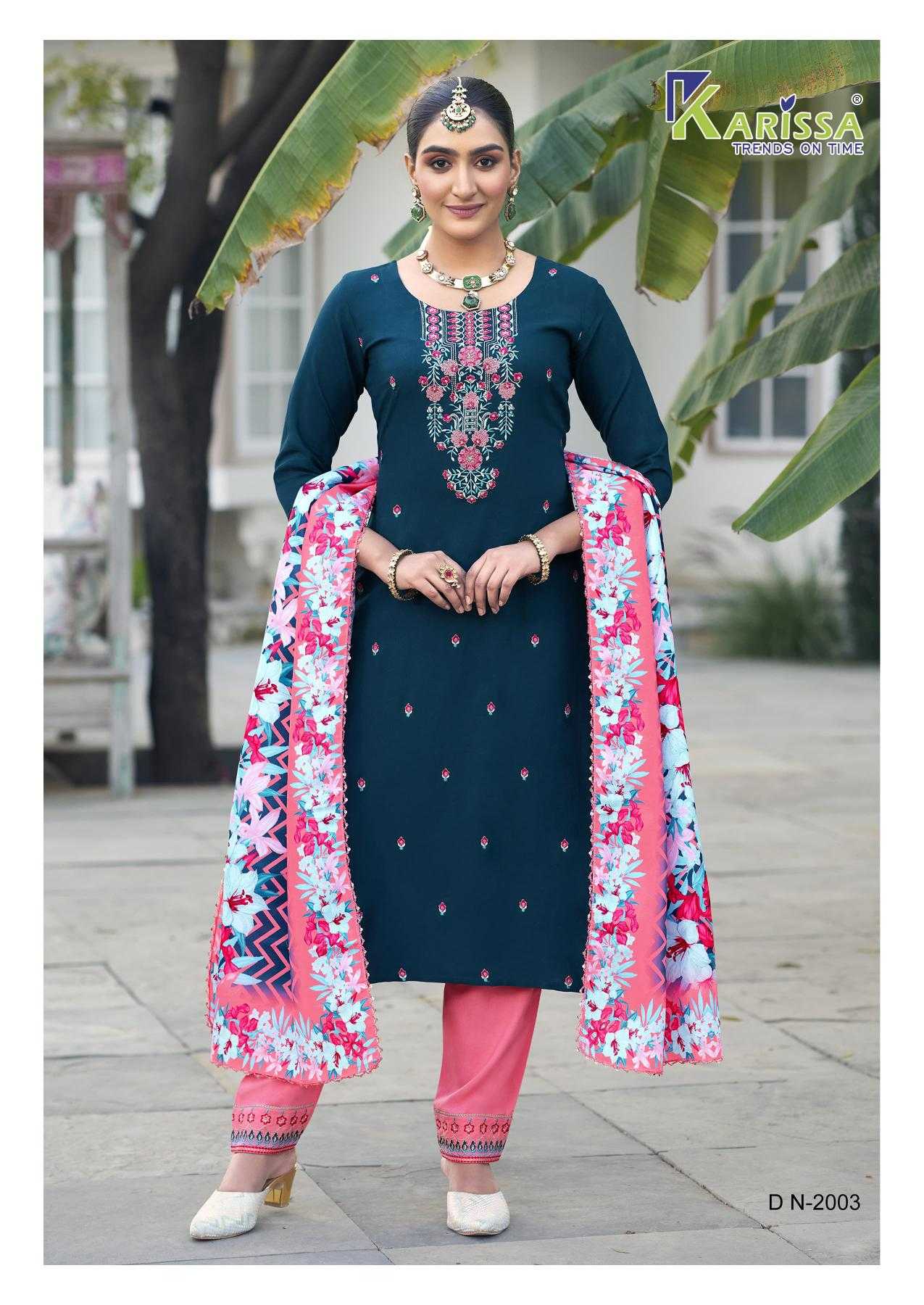 Ynf Rayon KESH443 KARISSA-LATIKA vol-2 Setwise Collections Wholesale Kurtis Catalogs Manufacturer